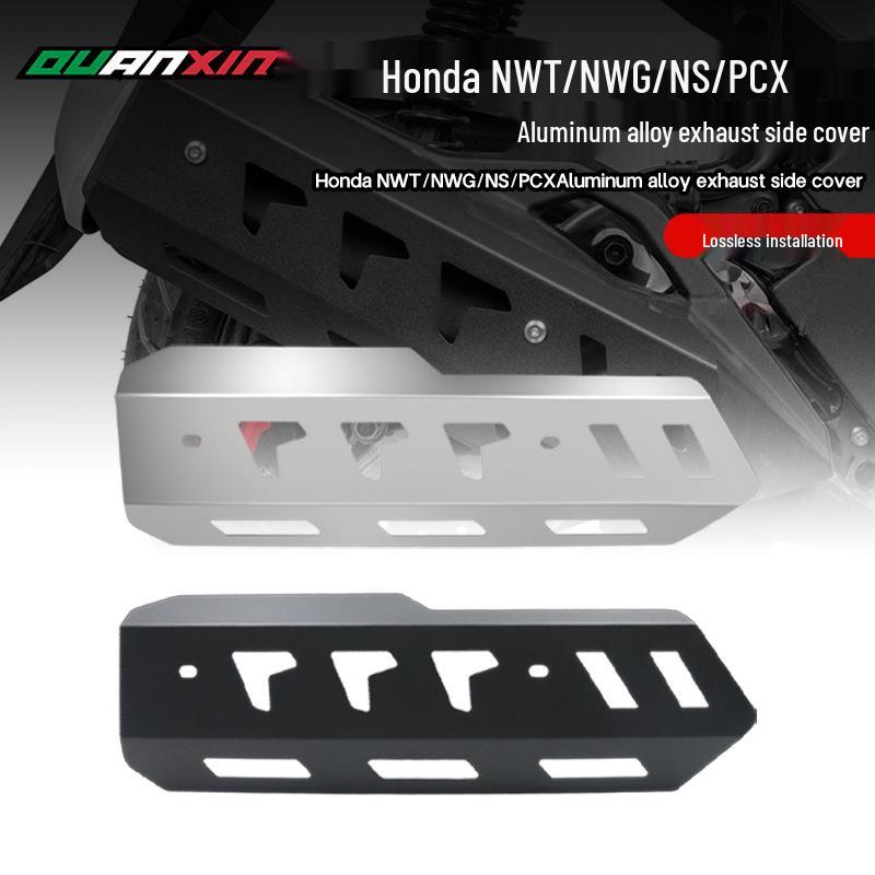 Honda NS150GX Motorcycle Exhaust Pipe Side Cover Aluminum Decoration Matte Black