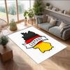 Germany national football team Printed Flannel Area Rug Non Slip Soft Polyester Floor Carpet Indoor Decor Mat for Bedroom Living Room Sofa