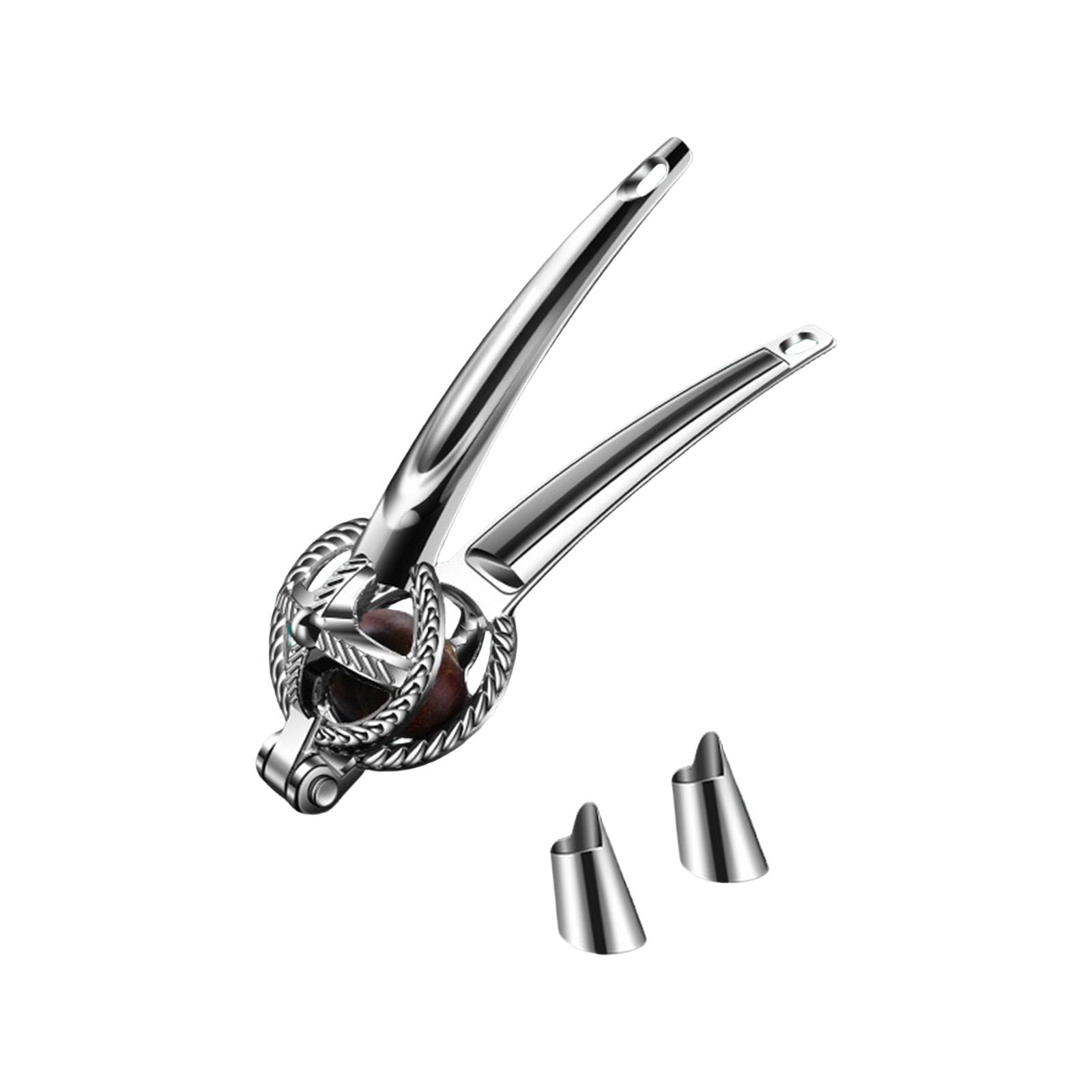 

Chestnut Cutter Tool Metal Labor Saving Lever-Action Chestnut Clip 7in Protable Visible Nut Tool Peeler One Size