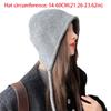 Knitted Windproof Ear Protection Cap Dacron Ear Hat Neck Collar Beanies Cap  Teenage Girls