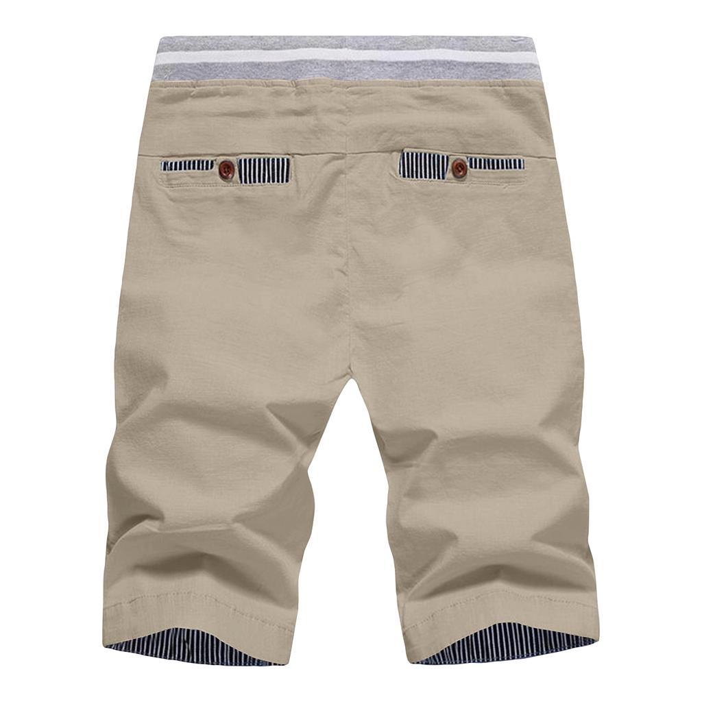 Men Casual Shorts Elastic Waist Drawstring Athletic Shorts with Pockets Lightweight Relaxed Fit Outdoor Sportswear