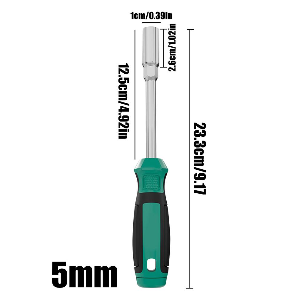 

Hex Nut Wrench 5-13mm Hexagonal Heads Nut Wrench Socket Screwdrivers Repair Tool Kit With Comfort Grip For Helicopter