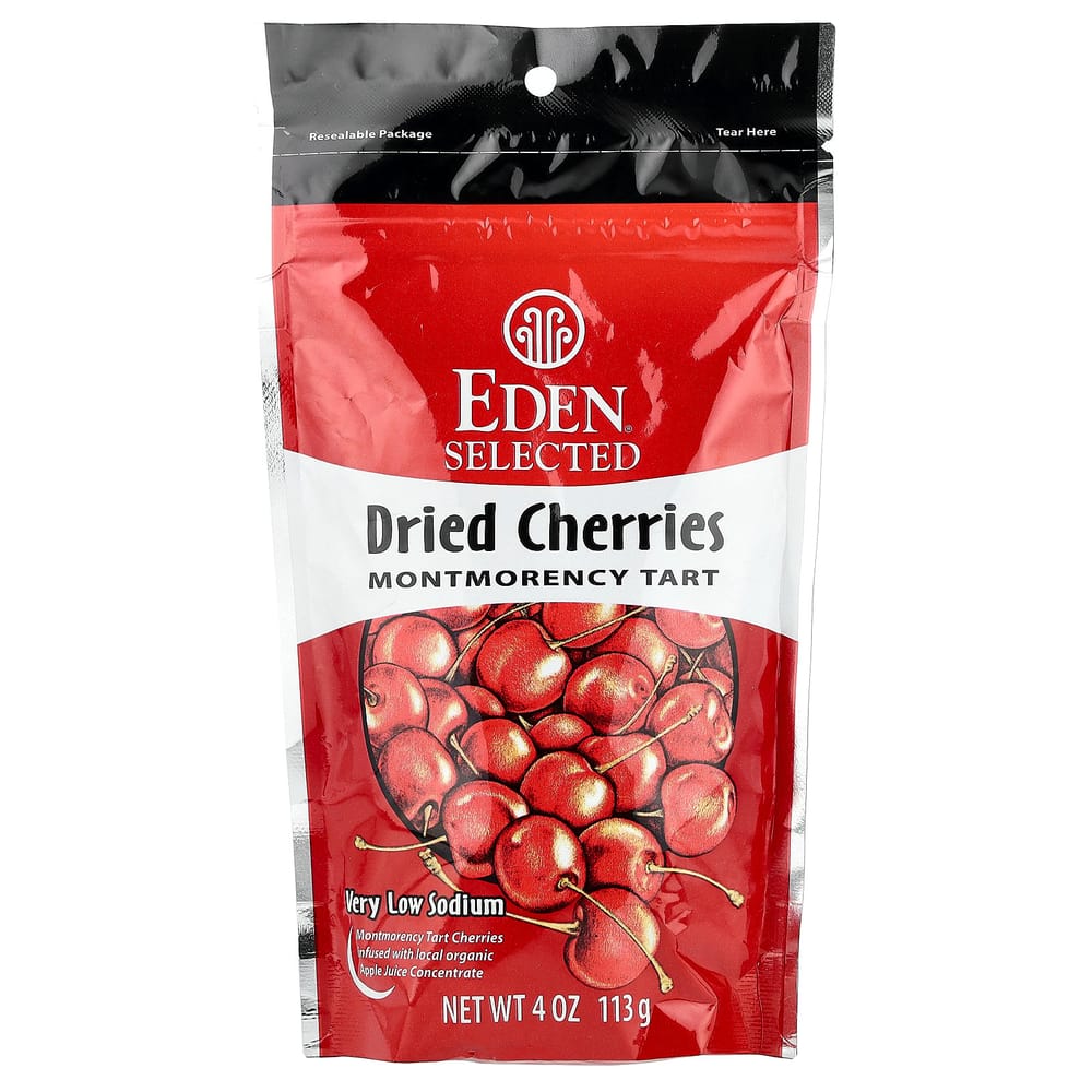 Eden Foods Selected Dried Montmorency Tart Cherries 4 oz (113 g) 113g - 1 ea