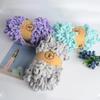 500g/Lot Hand Knitting Finger Loop Yarn Crochet Super Warm Puffy Circle Cotton Braided Rope Puffy Smart Polyester Sock Toy