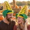 Comfortable Elastic Fit Corn Shaped Funny Party Hat Soft Felt Quirky Cosplay Cap  Cosplay Event
