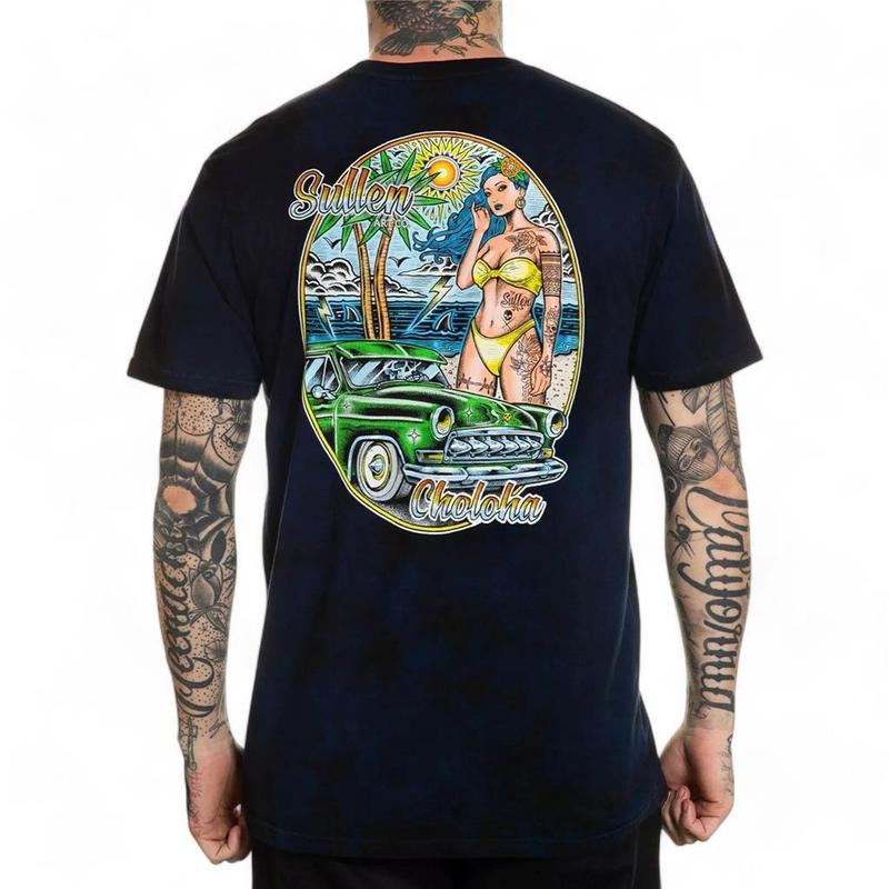 Unisex T-Shirt Sullen Art Co. Choloha Tropic Thunder Tattoo Premium Tee XXXL