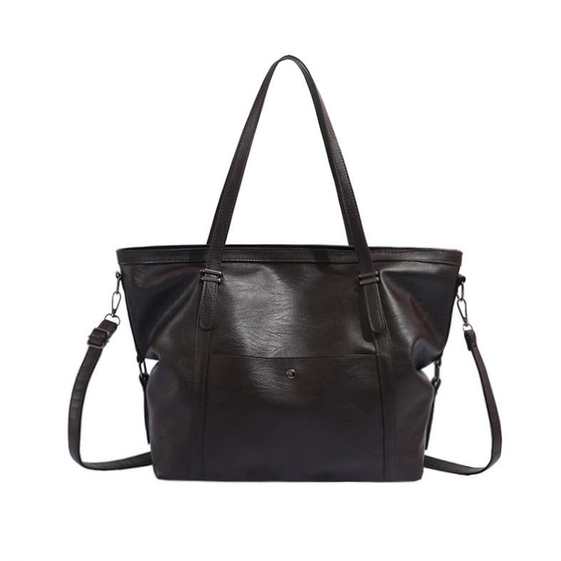 New Retro Tote Bag Large Capacity Handbag Fashion Versatile Shoulder Bag Business Commuter Crossbody Bag for Women Trendy