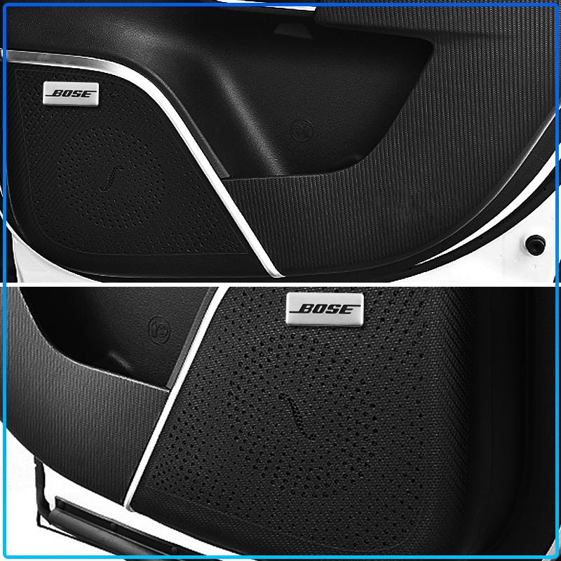 Neues BOSE Buchstabenlogo Auto-Audio-Stereo-Abzeichen Selbstklebender Metallaufkleber Für Autotür Lautsprecher Hochtöner Modifikation