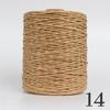 2 Roll Natural Raffia Straw Yarn Colorful Threads For Summer Hand Knit Crochet Hat HandBag Cushion Baskets Hand Craft Material