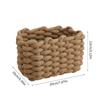 Natural Cotton Cord Container Handmade Storage Basket Ideal For Desk Bedroom And Living Room Storage Needs