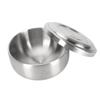 Beard Shave Bowl Comfortable Touch Anti Slip Stainless Steel Durable Stylish Look Face Mask Bowl with Lid for Home
