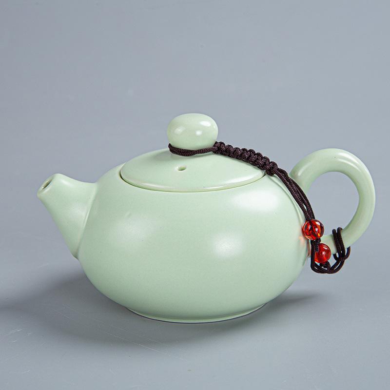 Ceramic Tea Set, One Pot and Two Cups, a Complete Set, Ding Kiln Penguin Pot Gifts, Company Activities, Custom-written Advertisements