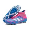 Unisex Adult Kids Football Cleats Artificial Turf AG TF Studs Synthetic Leather Upper Lace-Up High Top