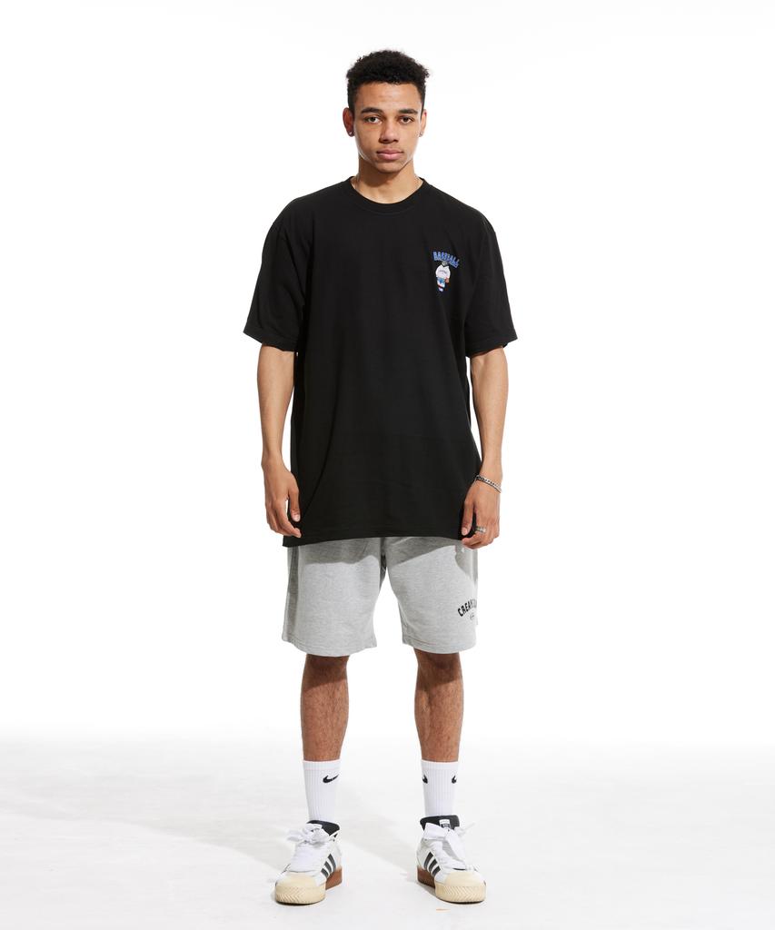 CREAM SODA LAB Small Logo Gray Short Sleeve T-Shirt Set