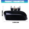 826067S004 Rear Exterior Door Handle Service Part, ABS Pull Handle with Select Vehicle Fitment for Door Repair
