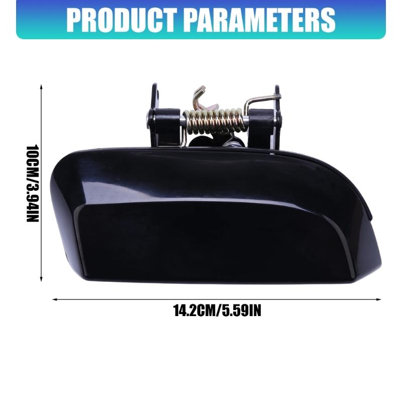 826067S004 Rear Exterior Door Handle Service Part, ABS Pull Handle with Select Vehicle Fitment for Door Repair