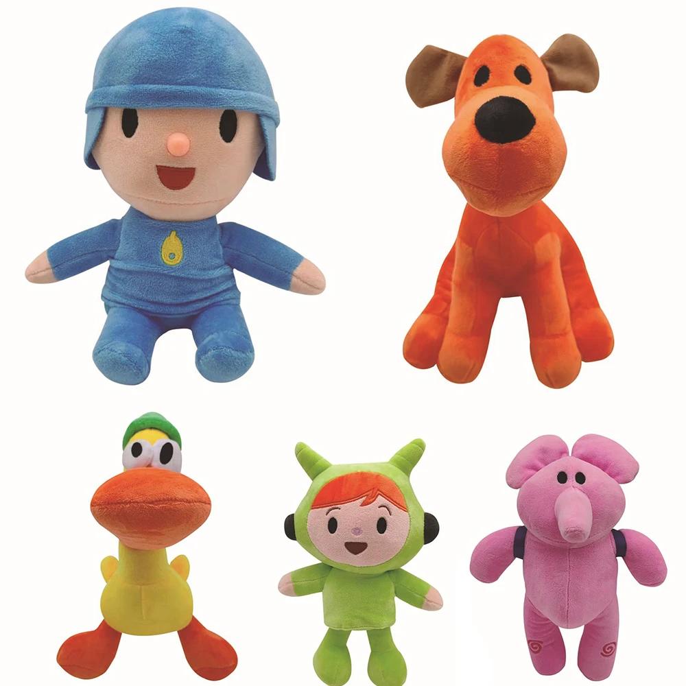 25cm Hot New Pocoyo Plush Doll Kawaii Little P Youyou Peluche Barto Duck Puppy Lula Ellie Elephant Plush Toys Children's Toys