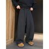 Spring and Autumn Designer Drawstring Vertical Striped Casual Pants Men's Trendy Brand Versatile Drape Scimitar Lazy Wind Long Pants