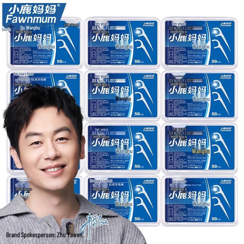 FAWNMUM Disposable Dental Floss Picks
