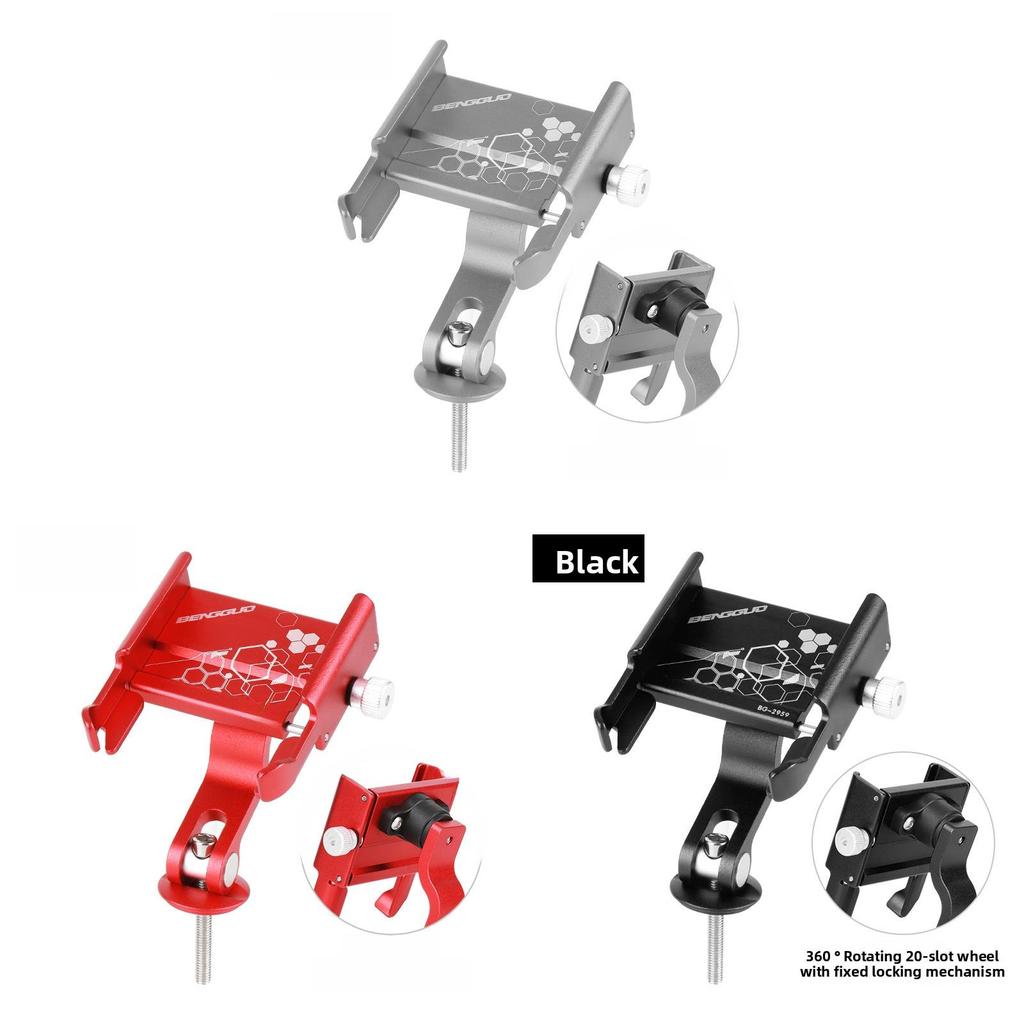 Bicycle Phone Mount Aluminum Alloy Handlebar Holder For Mountain Bike Cycling Gear
