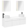 5 Piece Bathroom Cabinet Set White 53 X 15.5 X 70 Cm