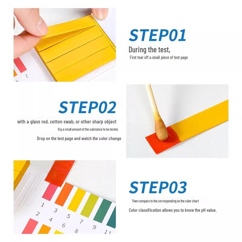 pH Test Pen & Paper for Water and Soil Quality Measurement