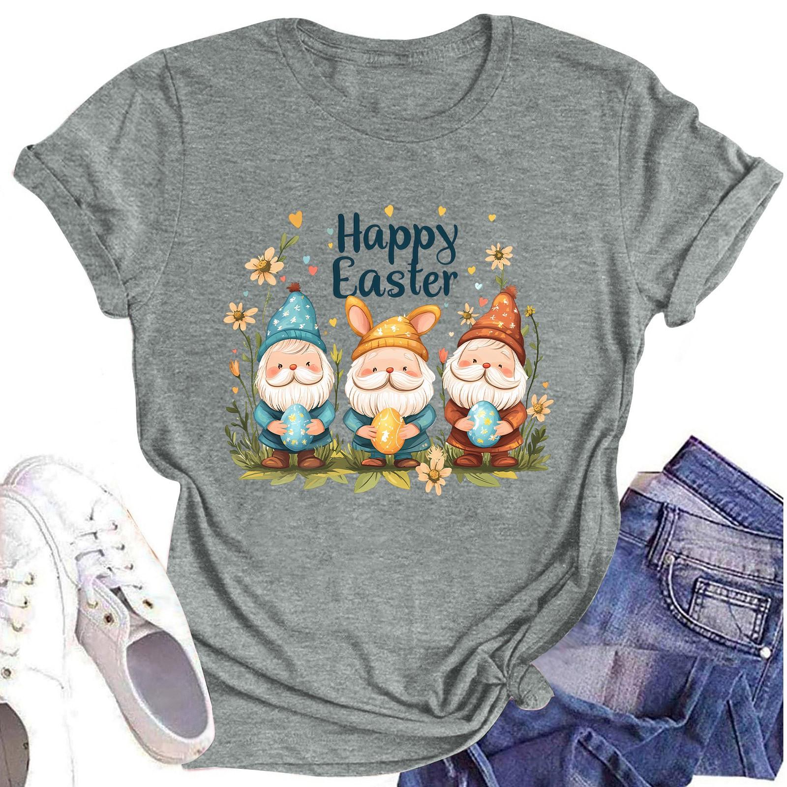 

Женский топ с круглым вырезом, повседневный принт, футболка с короткими рукавами XL