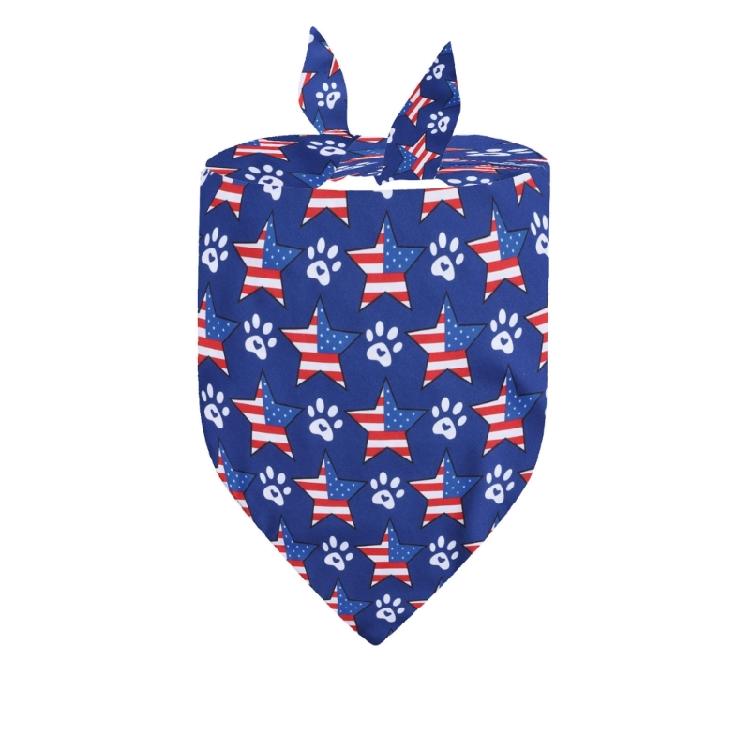 Dog Bandanas Independence Dress Up Festival Scarf Dogs Photography Towel