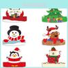 Weihnachtsparty Papierbrillen und Hut Set für Feiertags-Fotokabinen-Dekoration