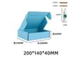 10pcs Colorful Airplane Box Three Layer Extra Hard Zipper Delivery Box Black Pack Express Delivery Transport Paper Boxes Carton