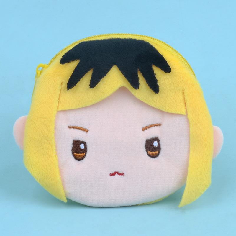 

5 Style Latest 12m Cute Volleyball Junior Plush Wallet Playthings Hinata Shoyo Tobio Kageyama Purses Bag Keyring Gifts