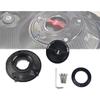 Gas Kraftstofftankdeckel für YA&MAHA YZF R1 R3 R6 R7 R25 R125 2010-2023 Keyless Motorrad Kraftstofftankdeckel Abdeckung Benzin Verschluss Kraftstoffdeckel(Schwarz)