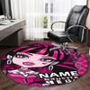 Customizable Monster High Draculaura2 Round Non-Slip Carpet - Ideal for Garden, Picnic, Office, Perfect for Decoration, Suitable For All Seasons