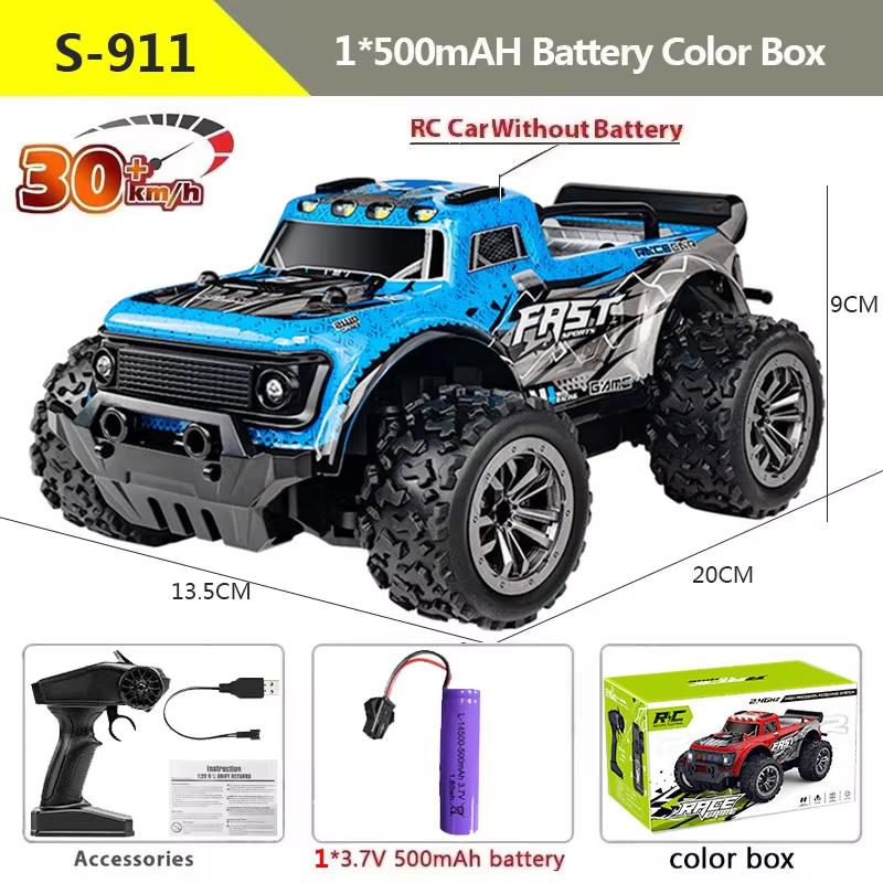 

Новый 1:20 RC Drift Car 30 км/ч высокоскоростная игрушка RC Car для взрослых и детей 2.4G Off-road Monster Truck Gift Racing 1 Battery синий