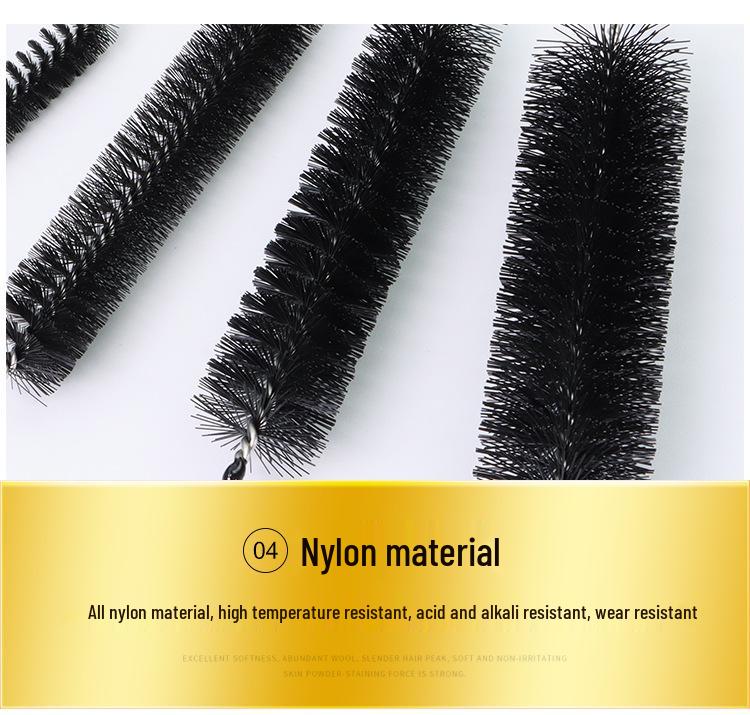 Test Tube Straw & Cup Cleaning Nylon Brush Set for Insulated Cups, Wine Glasses & Tea Cups
