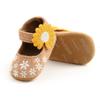 MYGGPP Frühling Herbst Sonnenblume Baby Prinzessin Schuhe Kleine Babyschuhe Babyschuhe Weichen Boden Kleinkind Schuhe