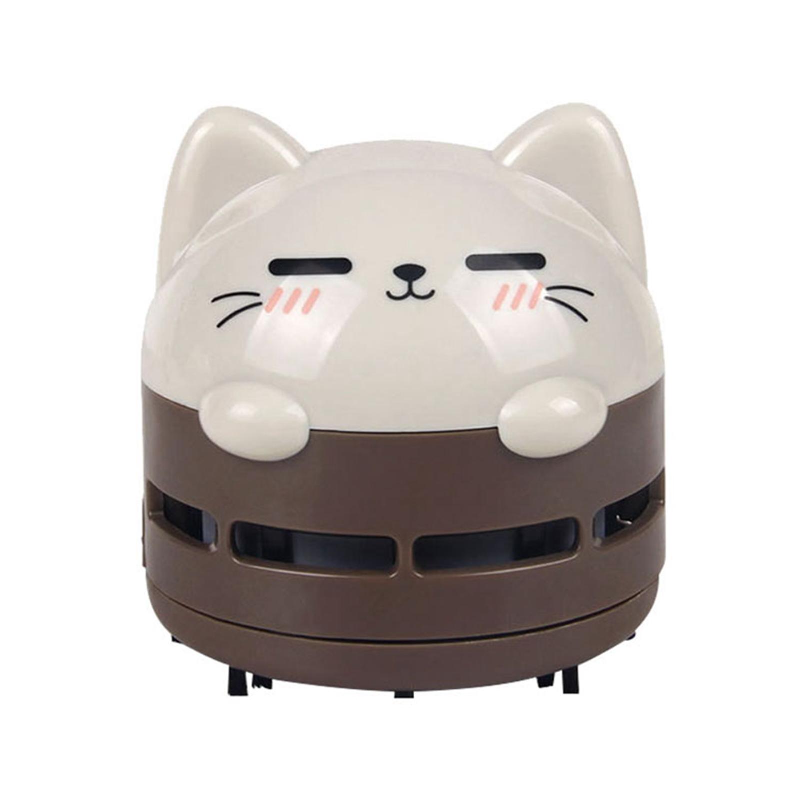 

Настольный пылесос для студентов с мощным всасывающим усилителем, беспроводной настольный пылесос с мусорным контейнером коричневый