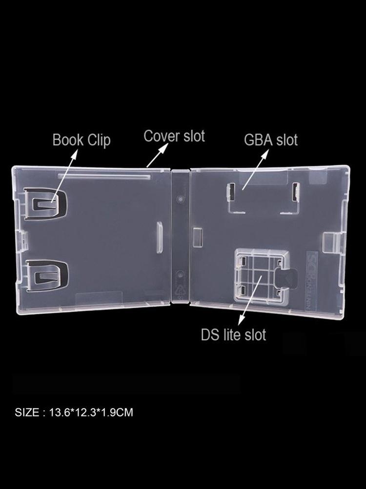 1Pcs Game Card Storage Box Plastic Shell Protective Box Clear Plastic Organizer Box Holder Case For Switch NDS NDSL NDSi 3DS 2DS