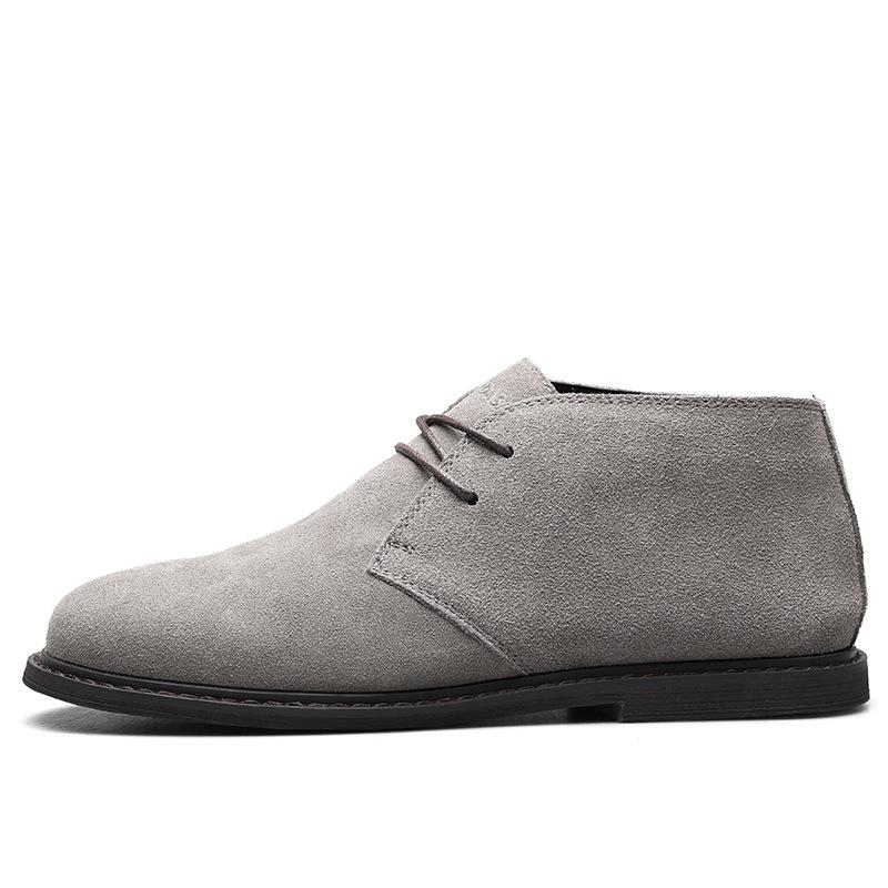 2025 direct supply desert boots men's short boots niche Martin boots men's retro tooling boots anti-suede casual shoes