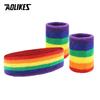 Aolikes Unisex Sport Wristband Sweatband Breathable Running Basketball Badminton Wrist Protector for Safety