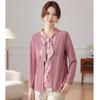 Yalu Women's Faux Two-Piece Long Sleeve Knitted Top