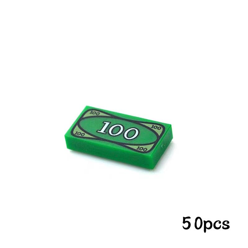 MOC City Sichere Box Blöcke Tresor Bauen Schatz Gold Diamant Geld Schmuck Dieb Figuren Anbauteile DIY Steine Spielzeug