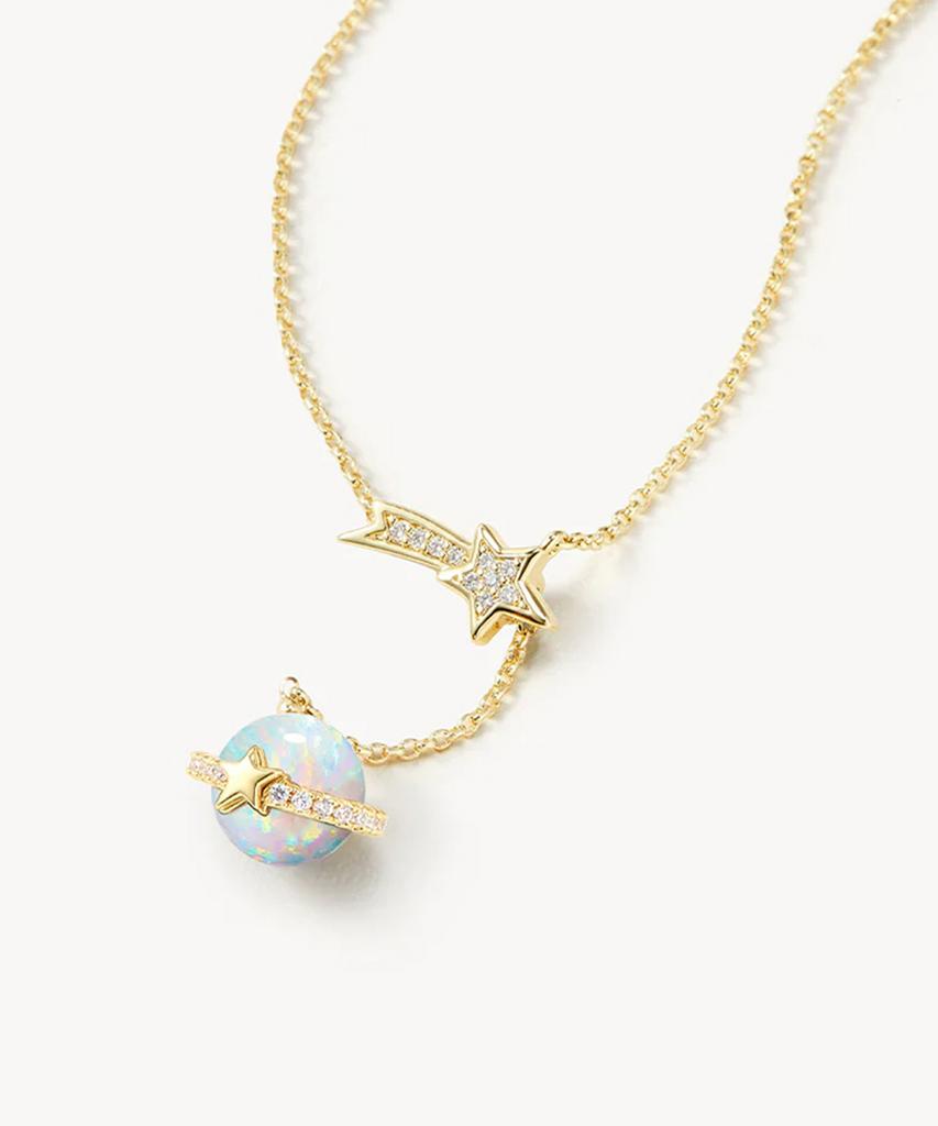Lola Rose Heliocentric Opal Drop Style Cubic Necklace