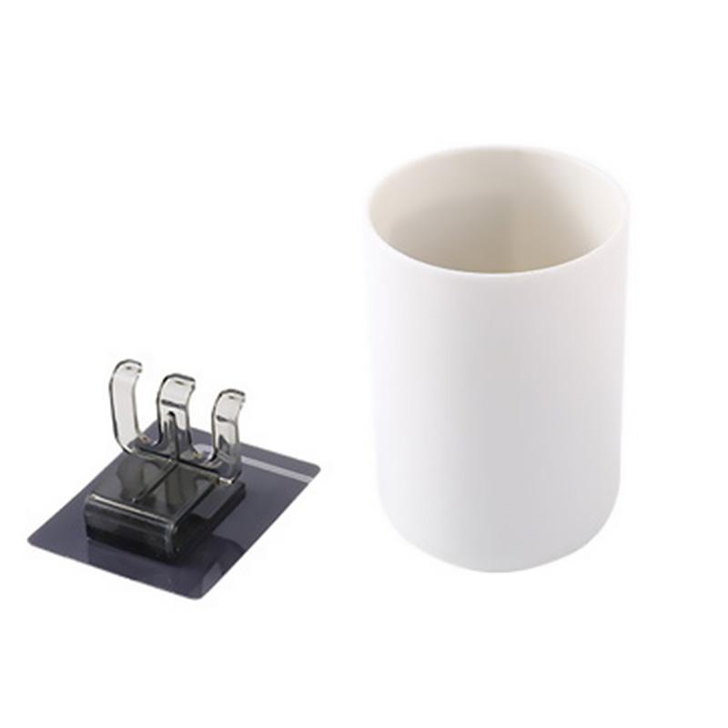 Kreativer Zahnbürstenhalter Einfacher Wasserbecher Zahnbürstenaufbewahrungshalter Wand Badezimmer Putzbecherständer