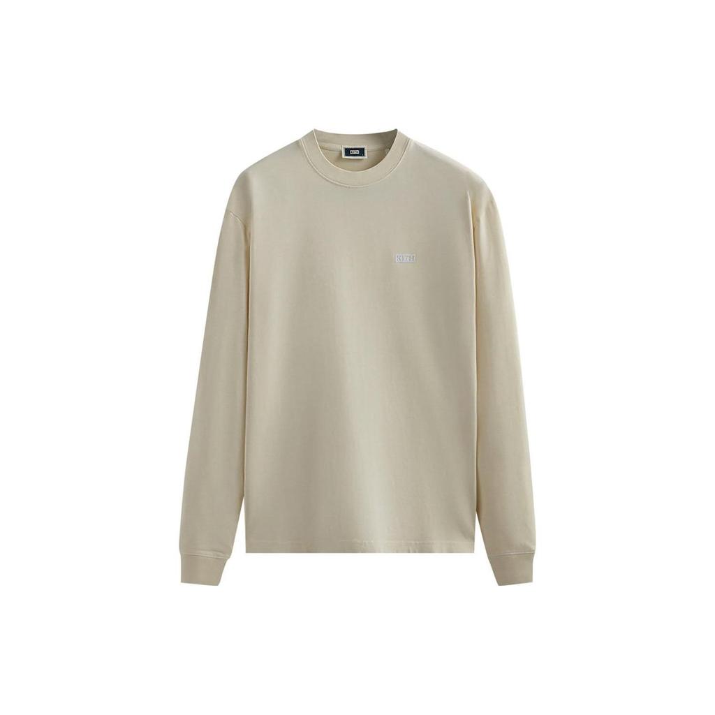 Kith Long-Sleeve Lax Tee Sandrift Men Tops Cream KHM030632-104