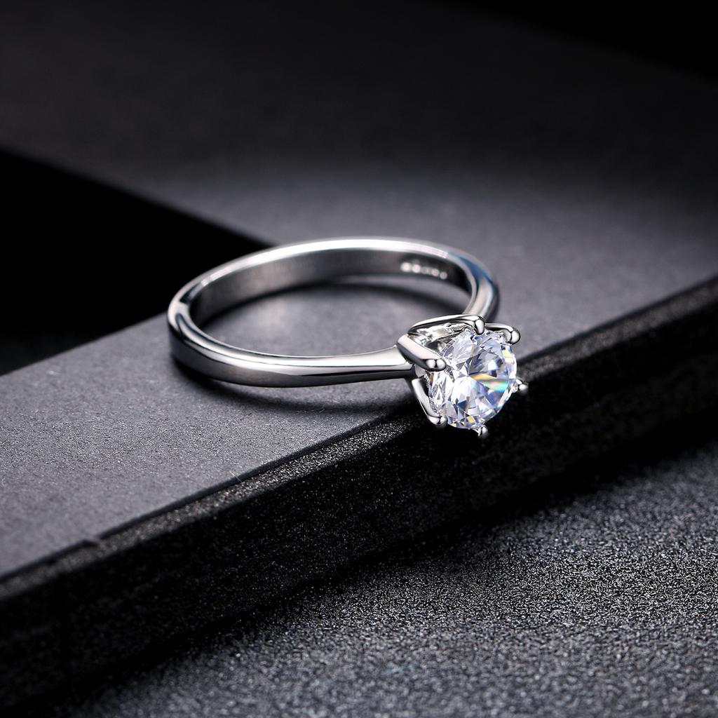 Verlobungsringe für Frauen Braut Kristall KupferGold Farbe Eheringe Zubehör Schmuck Koreanischer Modeschmuck R014