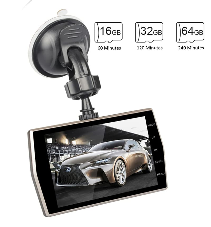 DVR pentru mașină Full HD 1080P Cameră de bord Cameră de bord Conducere Înregistrare video Cutie neagră Cameră de bord automată Viziune de noapte Accesorii auto Registrator