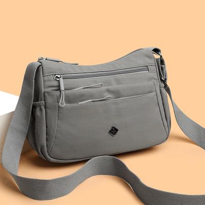 Taška přes rameno crossbody, ležérní a všestranná taška pro maminky, dámská taška s velkou kapacitou a více vrstvami pro práci