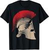 Humorous Spartan Helmet T-Shirt for Gladiator Fans