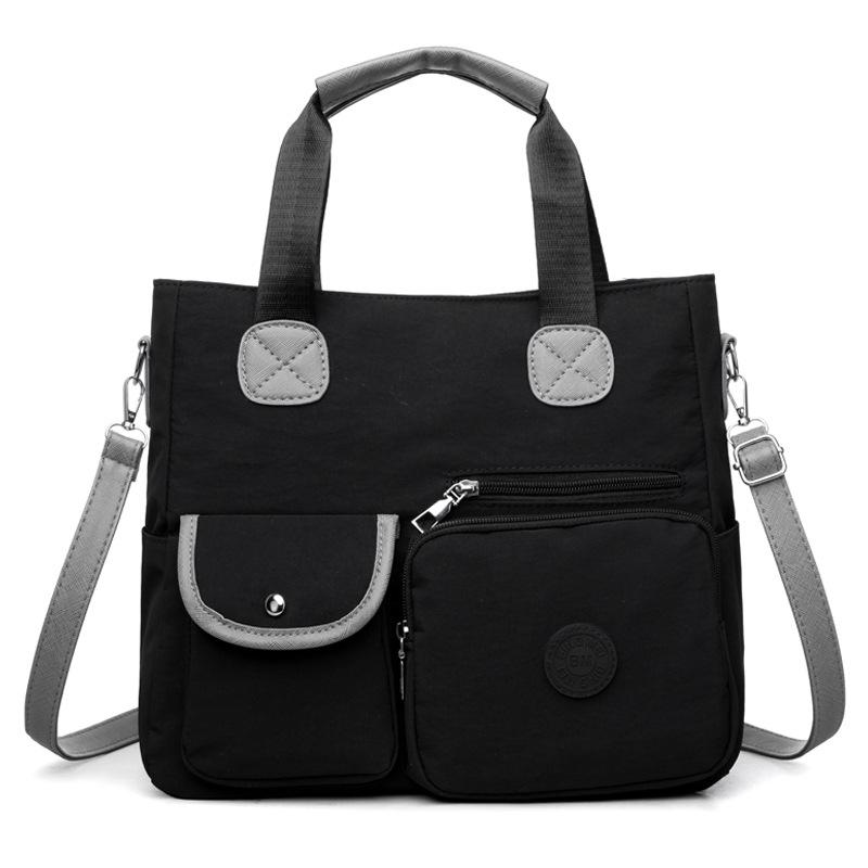 Neue Damen Schultertasche Damen Umhängetasche Nylon Tragbar Große Kapazität Lässige Reisetasche Damen
